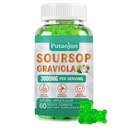 Soursop Graviola Gummies ↓ 124; 2000mg Soursop Leaves Extract for Digestive, Cell Support, Immune Support and Antioksydant British 124; High- Absorption British 124; Non-GMO, Vegan, 60 Gummies