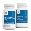 Terry Natural Thyroid Care Plus - Suplement do Pomocy Tyroid - Suplement diety dla energii i zdrowego włosów - Suplement z L- Tyrozyna i Selenium - 60 kapsułek (2 opakowania)