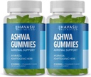 Suplement Gummies Ashwagandha przeznaczony do wsparcia naturalnego spokoju - Wsparcie ziołowe - Gummeje Ashwagandha dla kobiet i mężczyzn - Nie- GMO i Gluten- suplement - 120 Vegan Truskawki Gummies