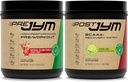 JYM Pre Workout, Post Workout, i BCAA Muscle Building Supplements Bundle z Pre JYM Powder, Post JYM Active Matrix, 30 Służenia każdy