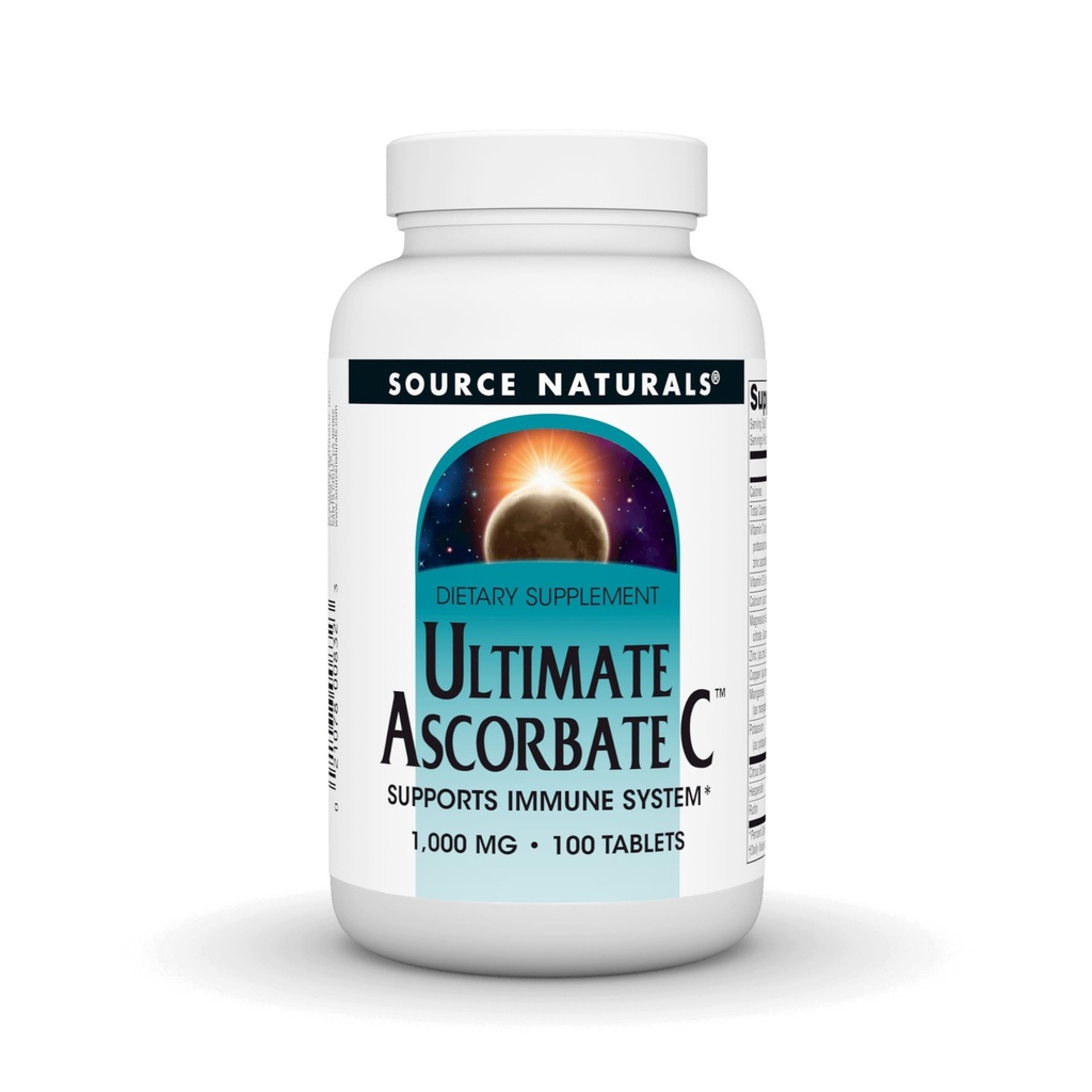 Źródło Naturals Ultimate Ascorbate C - Witamina C - 2000 mg