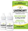 LASTACAFT Raz dziennie alergia oczu Itch Drops, (2 Hrabia) 120 Day Supply, Exclusive