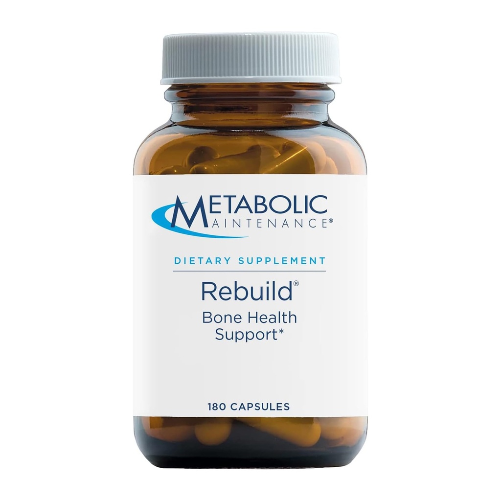 Metaboliczny rebuild konserwacji - Bone Health Support Supplement with Calcium, Vitamin D + K2, Cynk, Magnezu Citrate + Trace Minerals, No Fillers (180 kapsułki)