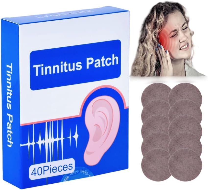 Ulga w uszach usznych, 120PCS szum w uszach, skutecznie łagodzi utratę słuchu 3BOX