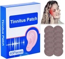 Ulga w uszach usznych, 120PCS szum w uszach, skutecznie łagodzi utratę słuchu 3BOX