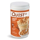 Quest Nutrition Cynamon Crunch Protein Powder, 20 g Protein, 2g Net Carb, 1 g Cukier, Niskie węglowodany, Gluten Free, 1.6 Funt, 24 Słupki