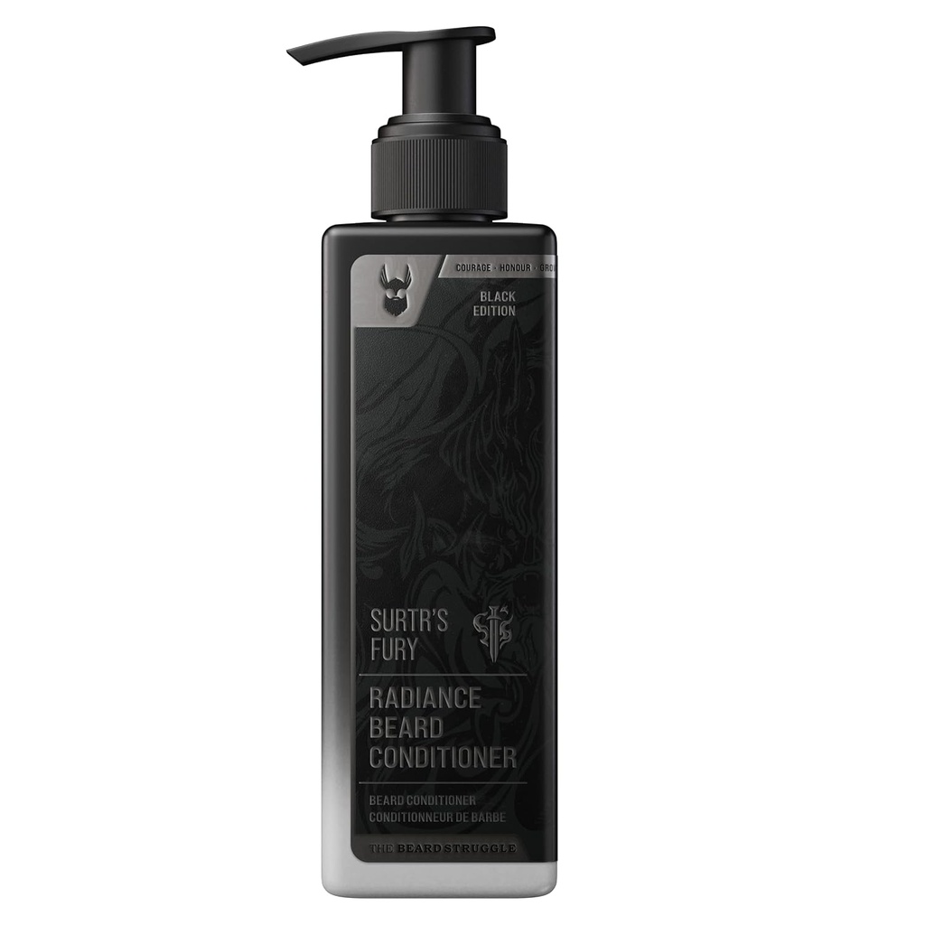 Bójka z brodami - Konfigent z brodami - Furia Surtra, Kolekcja Platynowa - Nourish, Softens, & Wzmocnia Beard - Radiance Beard Confidentor for Men (8 Fl oz)