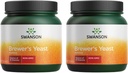 Swanson 100% Pure Brewer 's Yeast Powder GMO- Free 1 lb (454 g) Pwdr (2 opakowania)