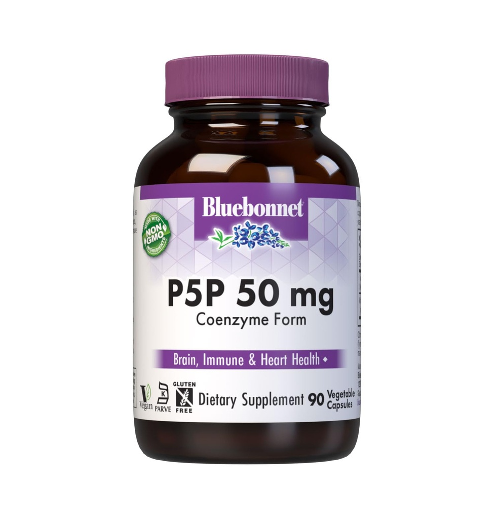 Bluebonnet Nutrition - CellularActive P- 5- P 50mg - 90 Kapsułki wegetariańskie