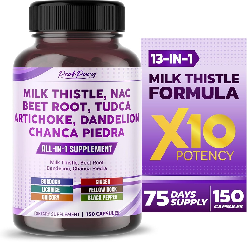 Mleko Thistle NAC Beet Karczoch korzenny Dandelion - Made in USA