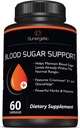 Premium Blood Support Support Support Support - Wspiera zdrowe poziomy cukru we krwi już w normalnym zakresie - Zawiera Bitter Melon Extract, Wanad, Chrom, Cynamon, & Alpha Lipoic Acid- 60 Kapsułki