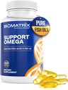 Support Omega (120 kapsułki żelowe) Omega 3 Suplement oleju rybnego - układu krążenia, Wsparcie dla układu mięśniowo- szkieletowego