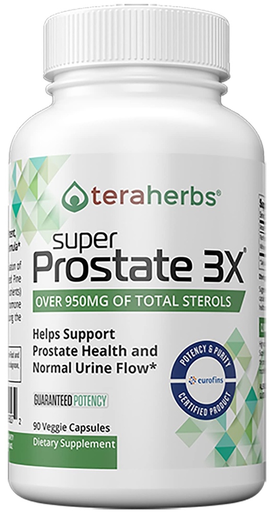 terazimes Super Prostate 3X - Bladder Control, & Wsparcie dla rozszerzonej prostaty i częste oddawanie moczu - Prostate Supplements for Men - 90 Kapsułki