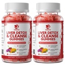 2 Pack Lukaree Liver Cleanse Detox & Naprawa Gummies diesel 124; Sugar-Free Supplement of the Milk Thistle Supplement w / Artichok & L- Glutathione - Ultra- Concentrated Herbal Liver Support for Men & Women-Vegan, 60 Count