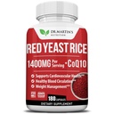 Red Yeast Rice Extract 1400mg Supplement 180 Hrabia 124; Zachowanie zdrowych poziomów cholesterolu 124; Wspiera krążenie układu sercowo-naczyniowego i krwi dla zdrowego serca, trawienie, zarządzanie wagą i ogólne zdrowie