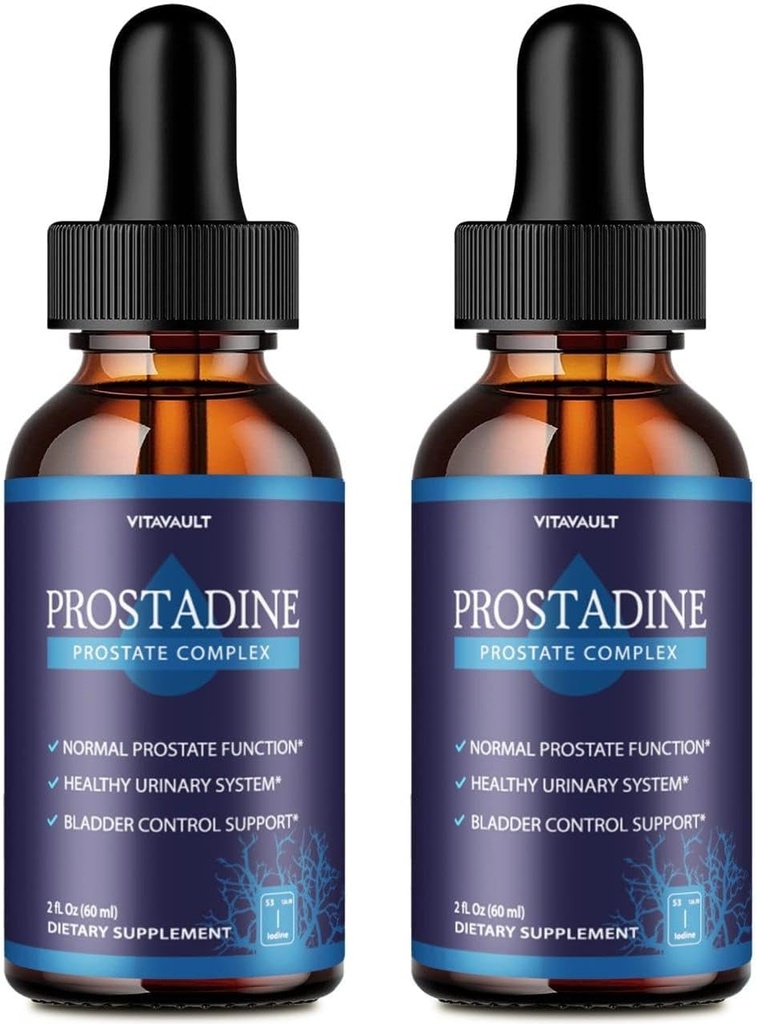 Prostadine, Pothent Prostate Support Liquid Drops, Wysokowymiarowa Prostadine dla ogólnego Prostate Wellness, Easy- to- Use Dropper Form (2 opakowania)
