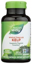 Nature 's Way Kelp, Wspiera funkcję tarczycy *, 600 mg na serwowanie, NieGMO Projekt zweryfikowany, 180 Kapsułki (Packaging May Vary)