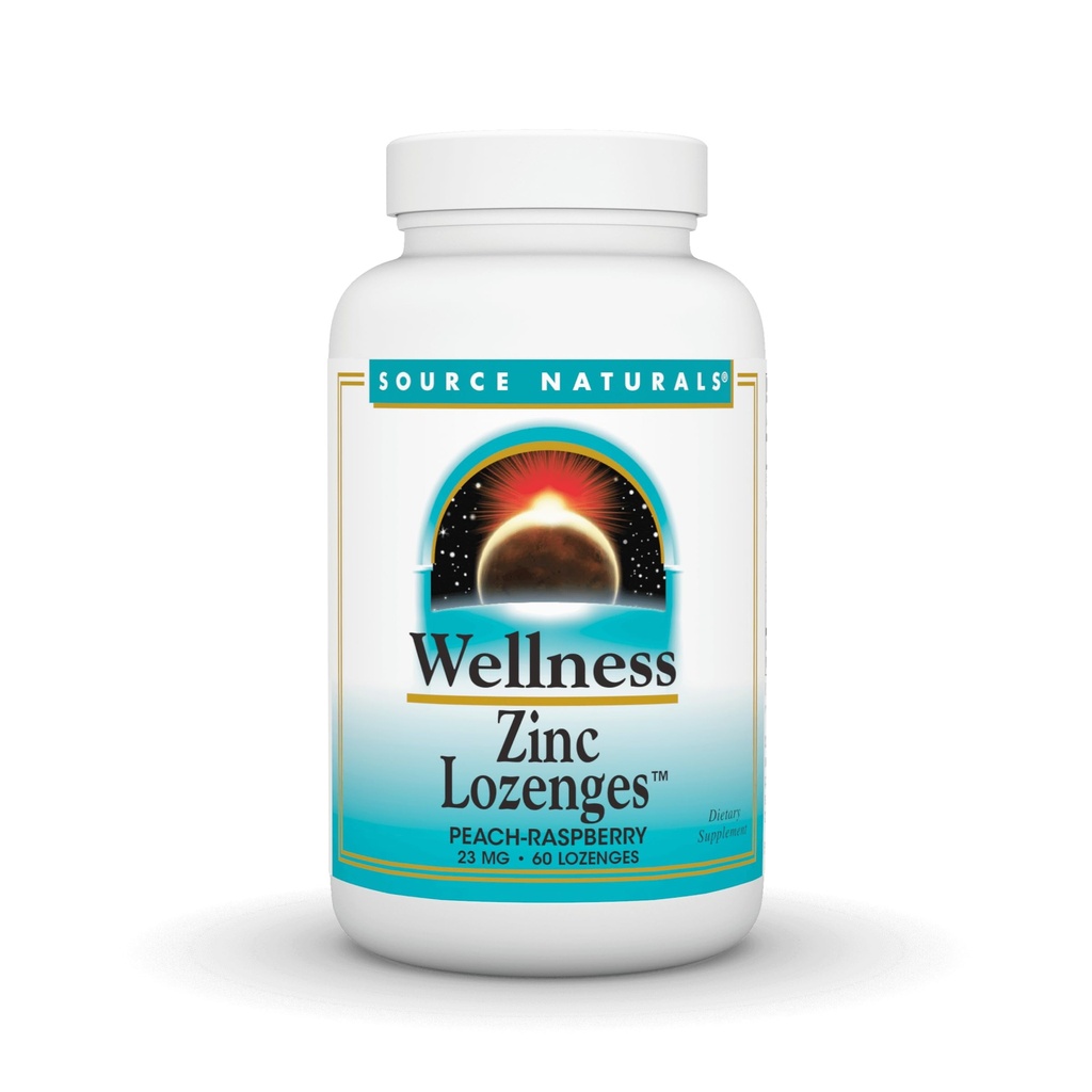 Źródło Naturals Wellness Zinc Lozenges - 60 Lozenges