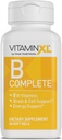 VitaminXL B Complete to Kompleks Full Spectrum B Made with B1, B5, B6, B12, Biotin, Niacin, Riboflavin, and Folate, Also with Choline and inositol (30 Soft Gels, 30 Servings)