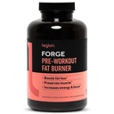 LEGION Forge Post Fat Burner - Termogeniczne Fat Burner, Target Stomach Fat i Tim Belly Fat z Yohimbe, HMB Supplement, Choline. Wszystkie naturalne, 45 Sługi...., 180 Hrabia (Pack of 1)