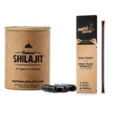 Natural Shilajit Kapsułki (1-2 miesięcy dostaw) - 60 Hrabia & Shilajit Miód Sticks - Natural Shilajit Resin Mieszany z surowego miodu (7 Sticks)