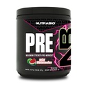 Proszek do wstępnego treningu NutraBio, Arbuz 124; Energia wybuchowa, Laser Focus, Ekstremalne pompy 124; Wstępne ćwiczenia dla mężczyzn i kobiet 124; Wydajność, Wytrzymałość, Zespół mocy, Kofeina, Elektrolity