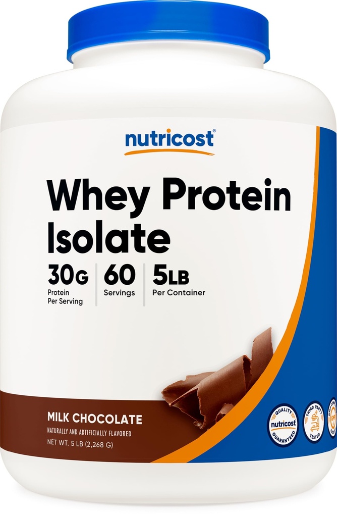 Nutricost Białko serwatki Proszek (Czekolada mleczna) 5LBS