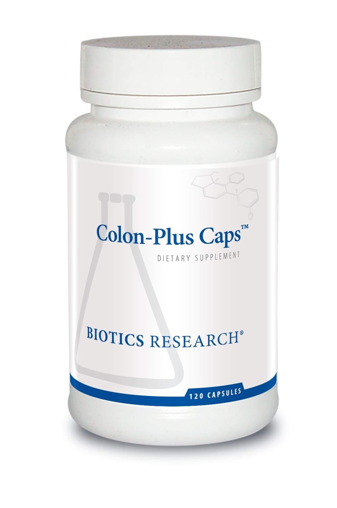 BIOTICS RESEARCH Colon Plus Caps Fiber kapsułki, Digestive Health, Rozpuszczalny, Nierozpuszczalny włókno, Laxative, Relieve Zaparcia, Regularność, Heart Health, Microbial Balance, Gut Flora 120 kapsułki