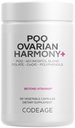 Codeage PQQ Ovarian Harmony + Supplement - PQQ (Pyrrolochinolina Quinone), Myo- Inositol & D- Chiro- Inositol 40: 1 Mieszanka, Folate 5- MTHF, CoQ10, Wild Blueberry - Liposomal Delivery - Non-GMO - 120 Kapsułki