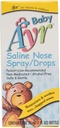 Baby Ayr Saline Nos spray / krople, spray Bottles 1 Fl Oz (Opakowanie po 1)