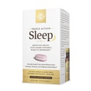 Solgar Triple Action Sleep, 90 Triayer Tablets - Time- Release Melatonin & L- Theanine Plus Herbal Blend - Pomaga Ci Relax - Non-GMO, Gluten Free - 90 Sługi