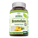 Herbal Secrets Bromelain Supplement 500 Mg Tablets Supplement Equipment 124; Non-GMO Equipment 124; Gluten Free Equipment 124; Made in USA (120 Count)