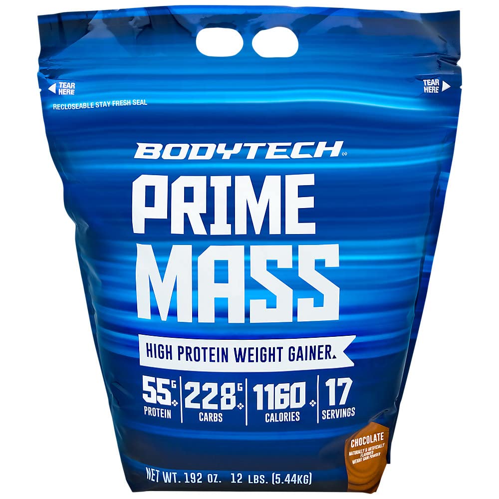 BODYTECH Prime Mass- Czekolada (12 funtów. / 17 Służenie)