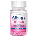 HealthA2Z ® Ulga alergiczna 124; Difenhydramina HCL 25mg 4,124; Antyhistamina 124; Ulga przed swędzącym gardłem, kichanie, katar węszący 124; Alergie wewnętrzne i zewnętrzne (200 Kapletów (opakowanie po 1))