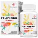 67,500 MG suplement polifenoli - Potężne przeciwutleniacze i polifenol do obrony wieku, polifenol Superfood, Quercetin, Resveratrol, Zielona herbata, Plant- Based & Energy, Immune Support, 90 Kapsułki