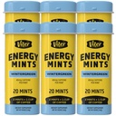 Viter Energy Kofeina Mints 40mg Kofeina, B Witaminy, Cukier wolny. (Wintergreen, 20szt, 6 Pack)