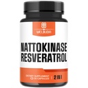 Nattokinaza Suplement 3300mg z trans- Resveratrol - Wsparcie dla systemu odporności, Zdrowe serce i równowagi ciała - 30 Służenia