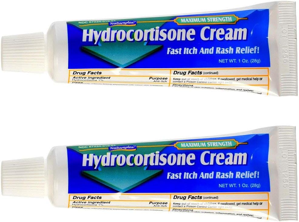 Natureplex Hydrokortyzon 1% krem, 1 Oz (opakowanie po 2)