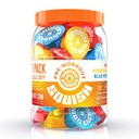 Squish Pre Workout Energy Shots, Beta- Alanina, Citruline, Kofeina, L- Theanine, Alpha- GPC, Składniki roślinne Wsparcie i wzmocnić treningi, Blue Repsberry, Prasa ananasowa, PR Punch, 24 szt.