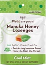 Ścieżka ślubna Manuka Honey Immunity Lozenges, Cool Mint, 2.6 Oz (Pack of 1), Genuine New Zealand Honey, Boost Immunitet W ciągu dwóch godzin