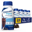 Zapewnić Oryginalny Dark Chocolate Nutrition Shake XI124; Mały posiłek zastępujący Shake XI124; Gotowy do picia XI124; 9g białka, 27 Witamin i minerałów XI124; 8 fl oz - 24 Pack