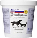 Pala- Tech Potasu Citrate Plus granulki żurawinowe 300 gm - Leczenie UTI Cat & Dog - Dog Urynary Tract Supplements for Bladder Stone Prevention (Made in USA)