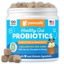 Psy Probiotyki, Honey Chicken Flavor, 120 Miękkie Chews for Digestive & Gut Health, Immune Supplement, Relief gazowy, Przeciwgorączkowy, Pomaga w alergii, Upset Stomachs, Yeast i Swędzonej skóry
