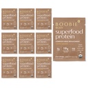 Boobie Body Superfood Protein Meal Replacement Shake, Kawa Karmel Flavor 124; 19g Białko 124; Bezpieczne dla ciąży, Laktacja, & Macierzyństwo 124; Organic, Wegan, Zero Sugar, 10 Pojedyncze opakowania serwowe (1.06 oz każdy)