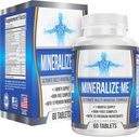 Multi- Mineral Supplement (15- in-1) Formuła wolna od żelaza 124; High-Potency Multiminerały 124; Esential Trace Minerals 124; Multimineral Supplements Budapest 124; 60 Tablets