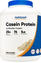 Nutricost Kazeina Białko w proszku 5lb - Kazeina mikrokrystaliczna, Non-GMO, Gluten wolny (Unflavored)