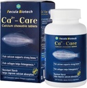 Natural Fish Scale Calcium Supplement for All Ages Xi124; Bone Health and Muscle Supplement Xi124; Effective Absorption, Strong Bones Density Xi124; 120 Chewable Tablet