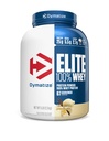 Dimatize Elite 100% Proszek białka serwatki, Wanilia, 25g białka, 5,5g BCAA, Mniej niż 140 Cal., Gluten Free, 2g Carb, 2g cukru, 3g tłuszczu (67 Sług)