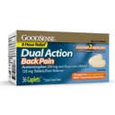 GoodSense Dual Action Acetaminofen i Ibuprofen (NLPZ) Tabletki, 250 mg / 125 mg, Ból pleców, 36 Liczba