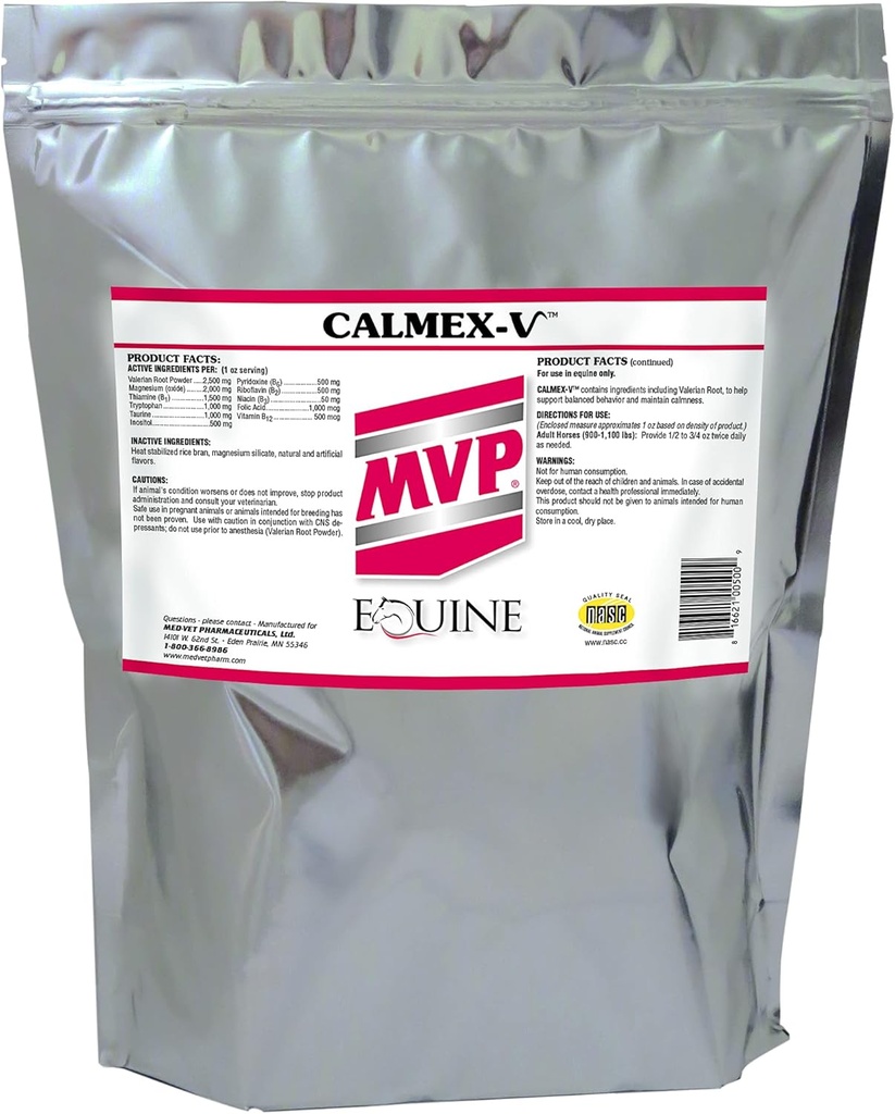 Calmex- V (10lb) Calming Support for Horses.